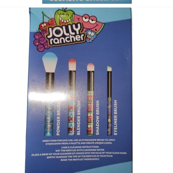 Taste Beauty Jolly Rancher 4-Piece Cosmetic Brush Set - Picture 2 of 3